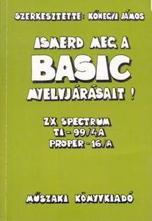 Ismerd meg a BASIC nyelvjárásait! könyv