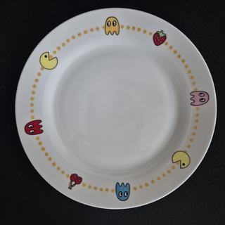 Pac-Man porcelán tányér